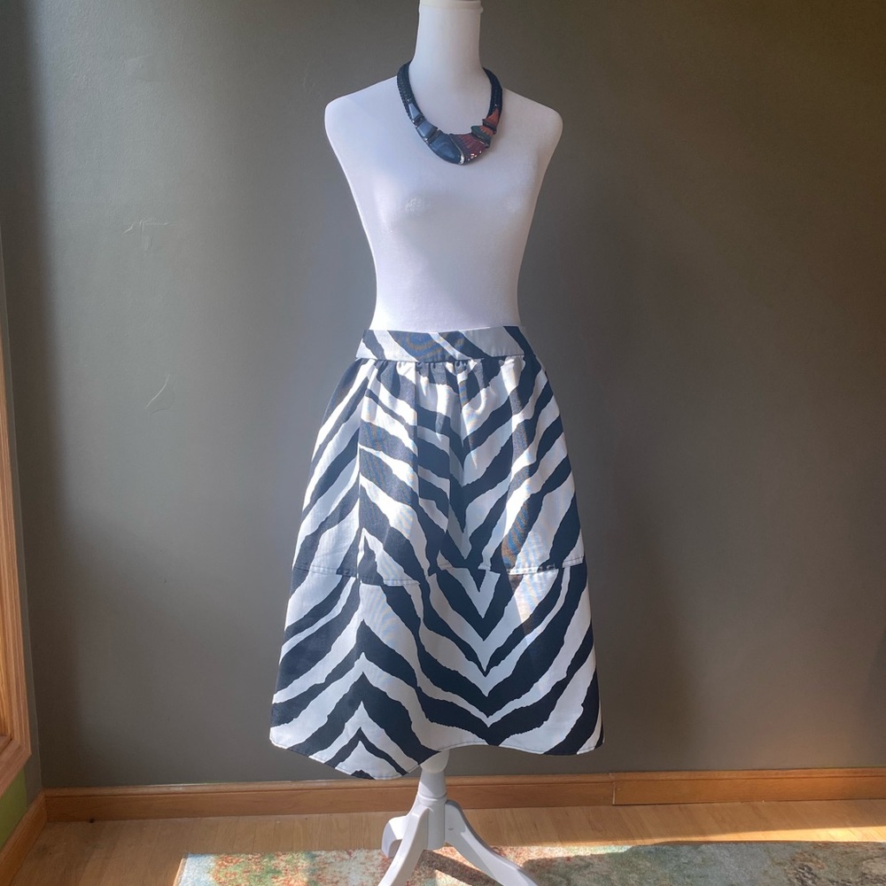 Express Zebra Skirt